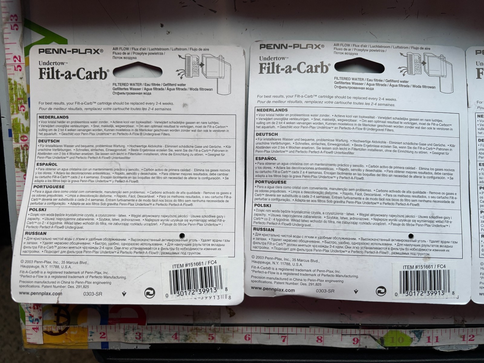 Penn-Plax Undertow Filt-A-Carb Disposable Carbon Filter Cartridge Pick Quantity