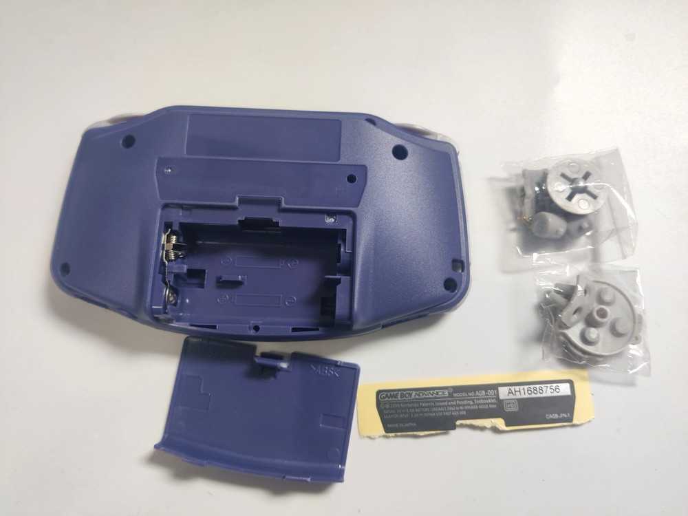 Gameboy Advance Housing Shell Replacement Indigo Blue for Regular Screen