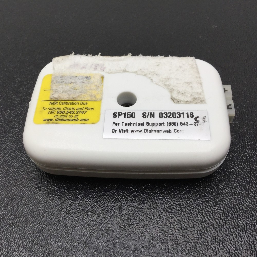 Dickson SP150 Pro Series Temperature Data Logger Accuracy: -/+1.8° Storage: 32KB