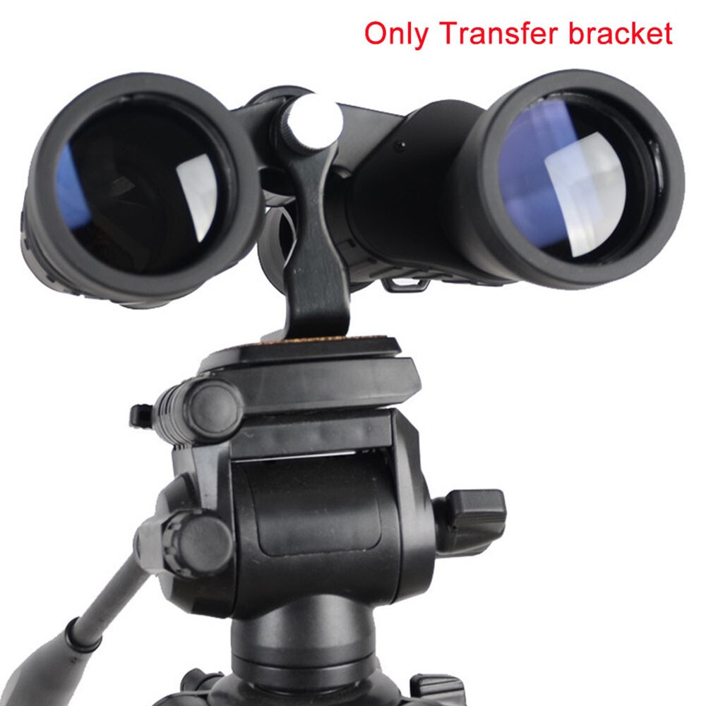 Universal Metal Tripod Adapter Mount bracket Binoculars L-shape Twin 1/4" Thread