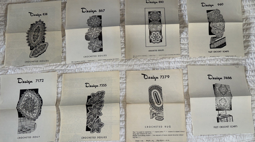 Vintage original Grit Mail Order  Crochet Patterns