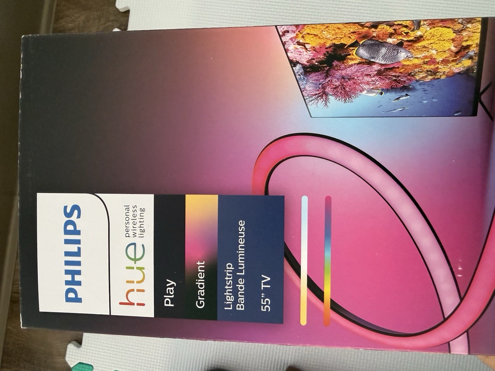 Philips Hue Play Gradient 55" TV Light Strip – Open Box
