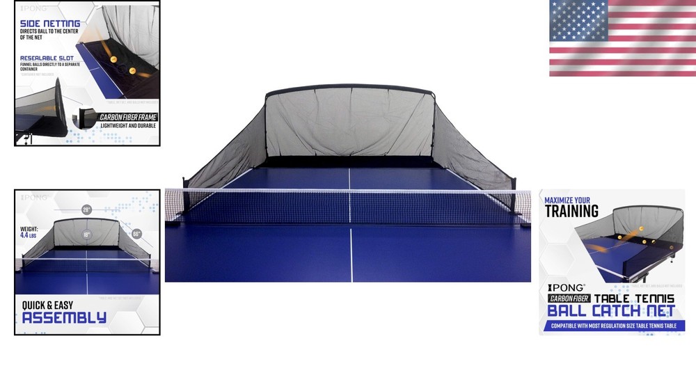 Multi-Ball Training Net for Table Tennis