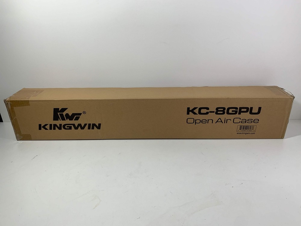 Kingwin 8 GPU Miner Rig Case Frame – Premium Stackable Aluminum Mining Rig Enclo