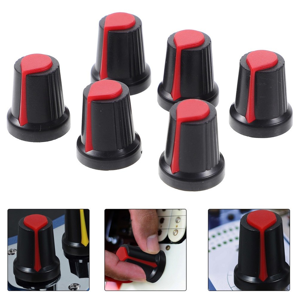 50 Pcs Professional Potentiometer Control Knobs Electric Guitar Volume