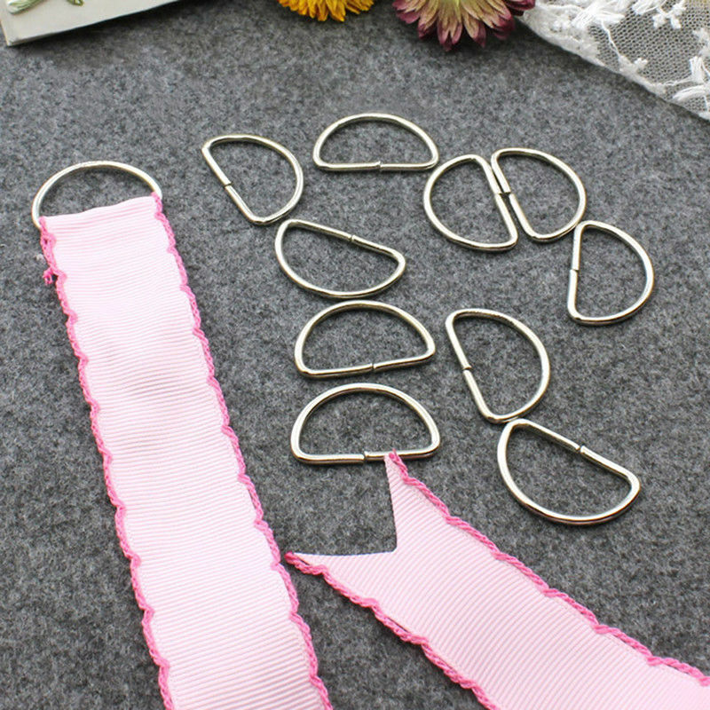 D Ring for Leather Webbing Hand Bag Purse Strap or Belt Dee Ring
