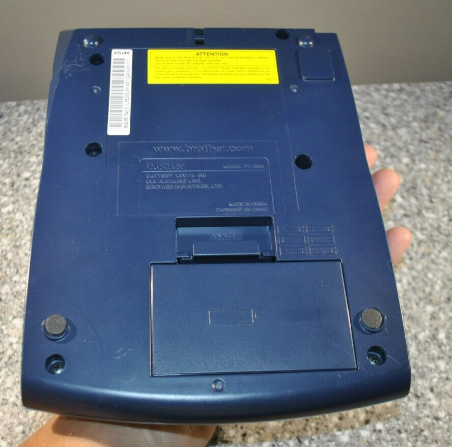 Brother Label Maker P-Touch Deluxe Label Maker PT-1880+ Tested Working