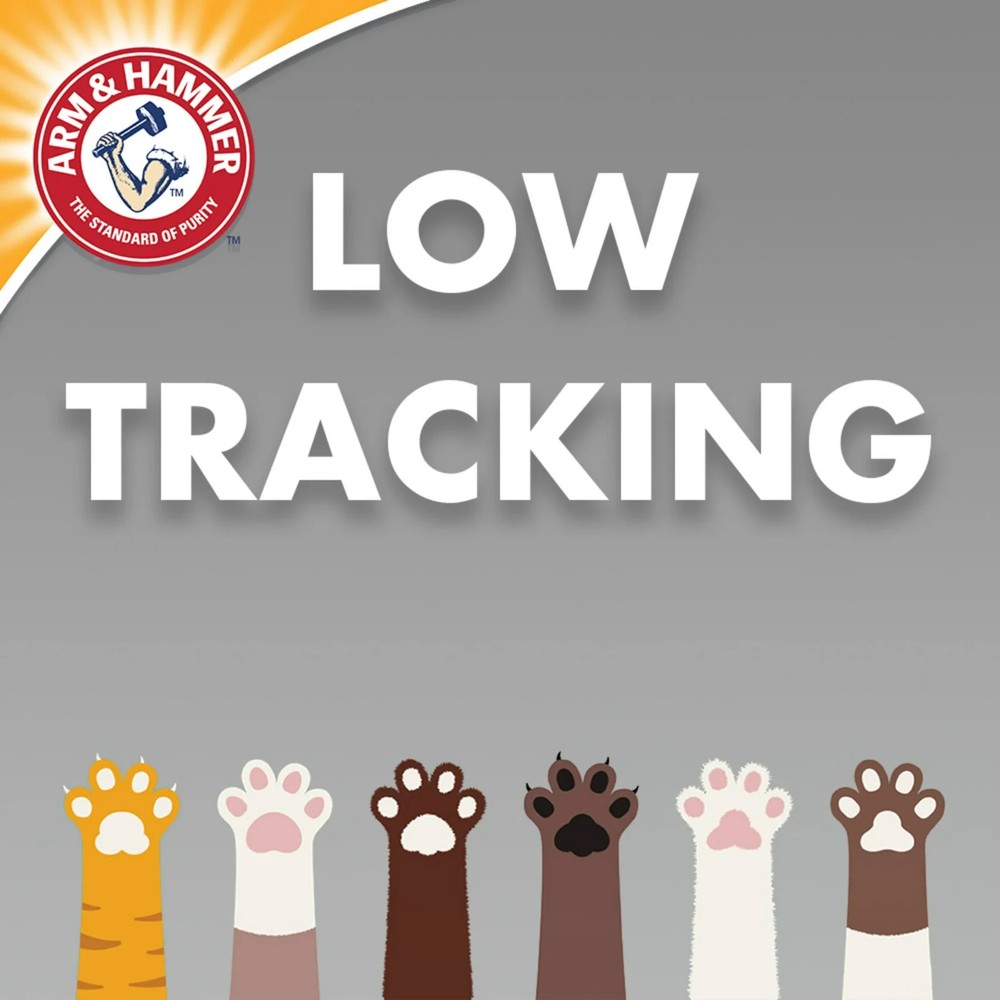 (4 pack) ARM & HAMMER Multi-Cat Clumping Litter Unscented, 20 lb