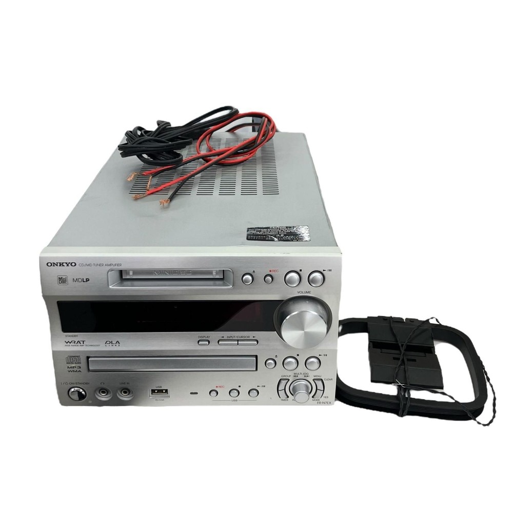 JUNK  ONKYO FR-N7EX CD MD Recorder Compact Disk Mini Disk Deck AC100V