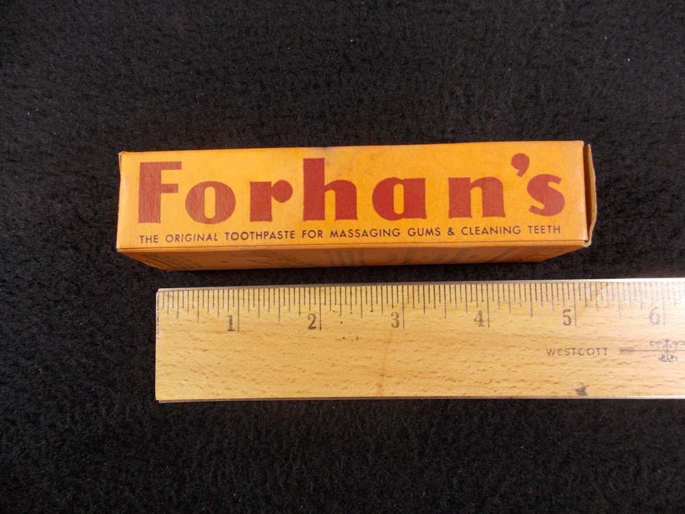 Vintage Forhans Empty Toothpaste Box RH Forhan DDS