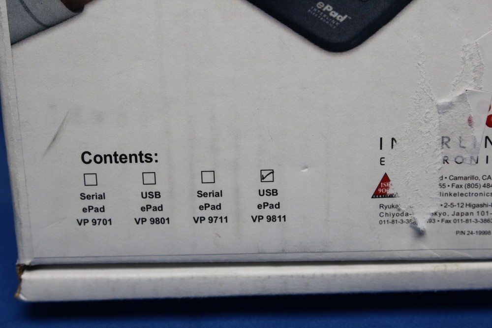 Interlink Electronics ePad USB ePad VP 9811 Electronic Signature Pad