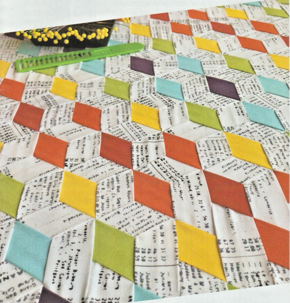Woven Diamond - QUILT PATTERN - Weaving - Wefty - Panel 16" x 19"