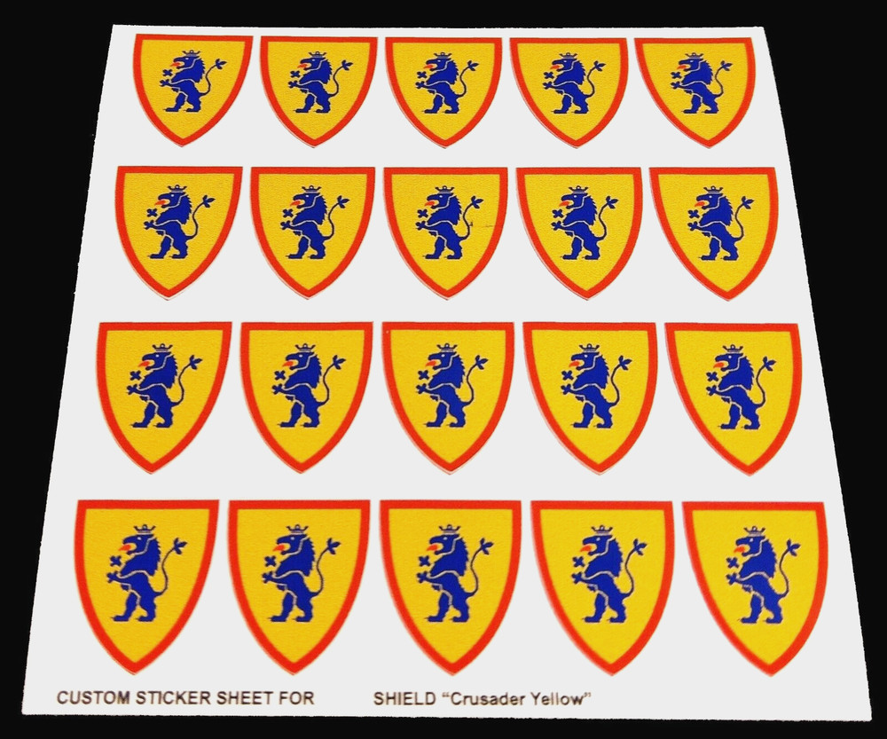 Custom Sticker for Shield Replacement Sticker for Shield Castle Knights