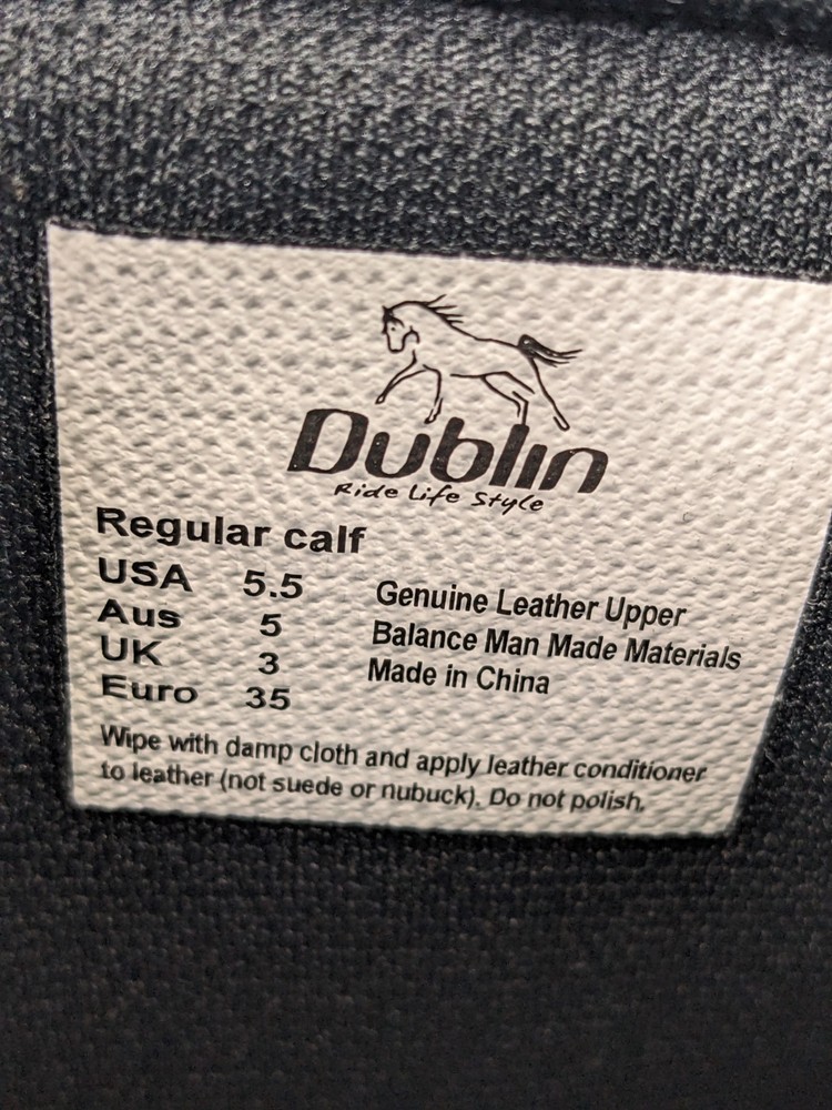 Dublin River Boots Black EU35