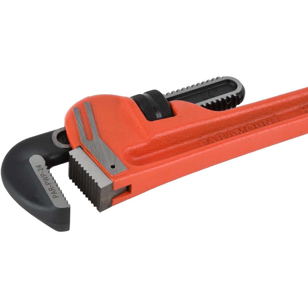 Paramount 24" Cast Iron Adjustable Straight Pipe Wrench: 3" Pipe Capacity