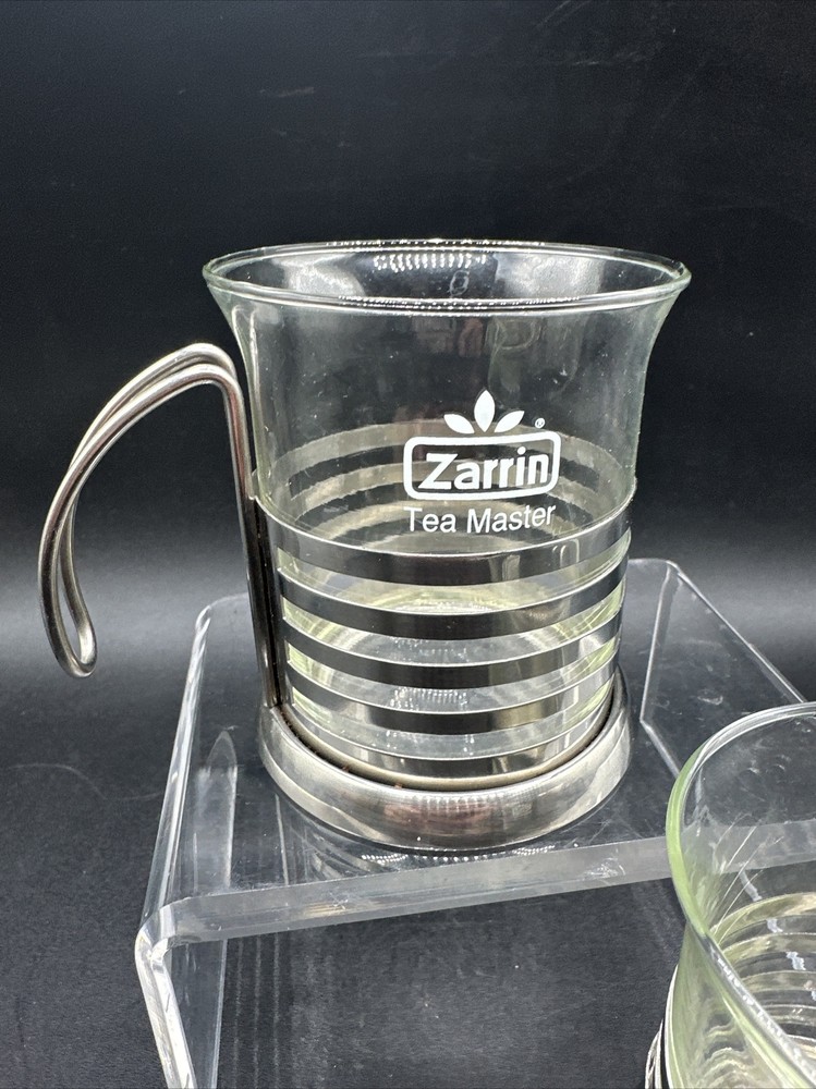 Zarrin Tea Master Tea 2 Cups Glasses Replacement Kitchen Hot Tea Drinks