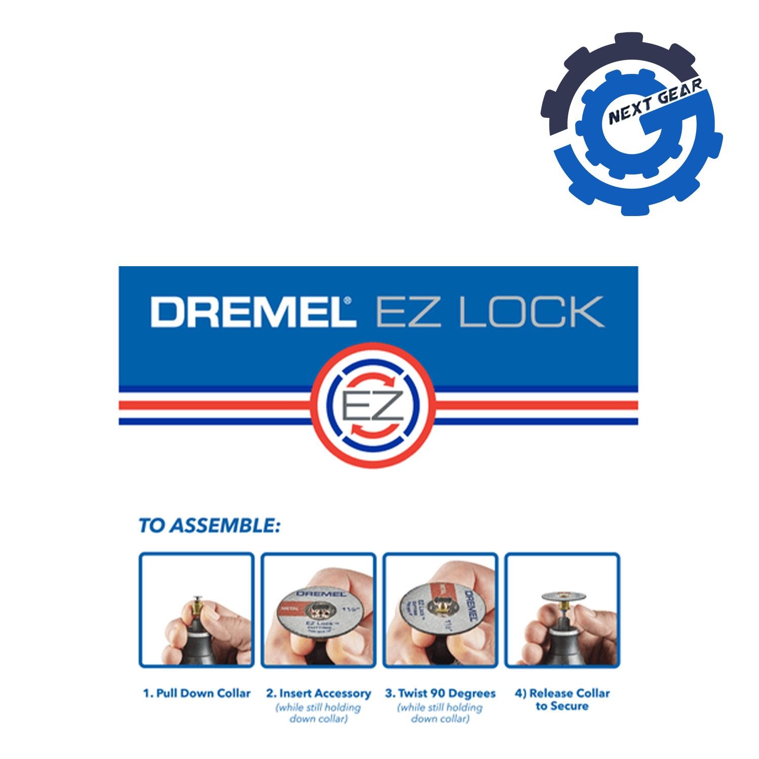 12 Pack New Dremel 1-1/2-Inch EZ Lock Rotary Tool Cut-Off Wheels EZ456B