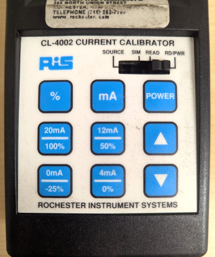 Rochester Instrument Systems CL-4002 Multifunction Process Current Calibrator