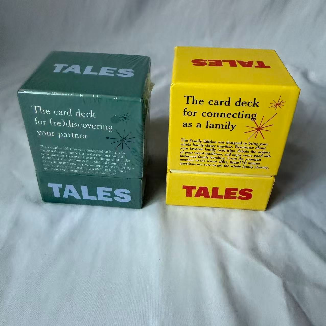 Tales Conversation Starter Card Games Family Edition & Life Story Edition NEW