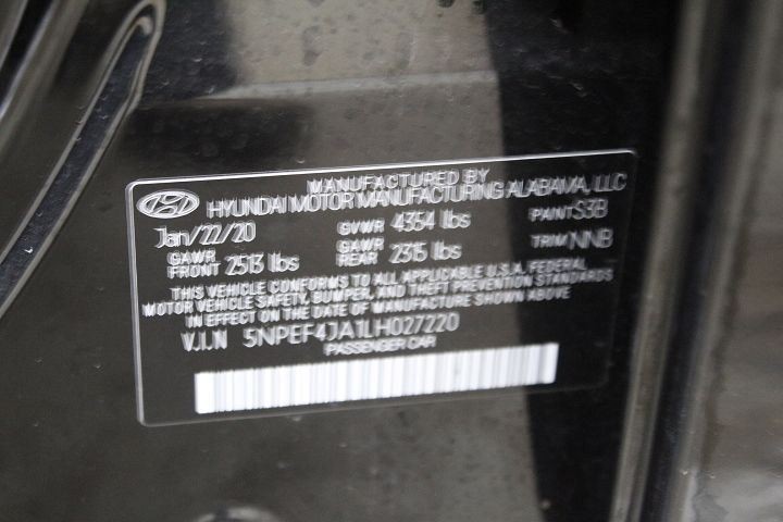 2020 SONATA Windshield Mounted Camera/Projector 2308959