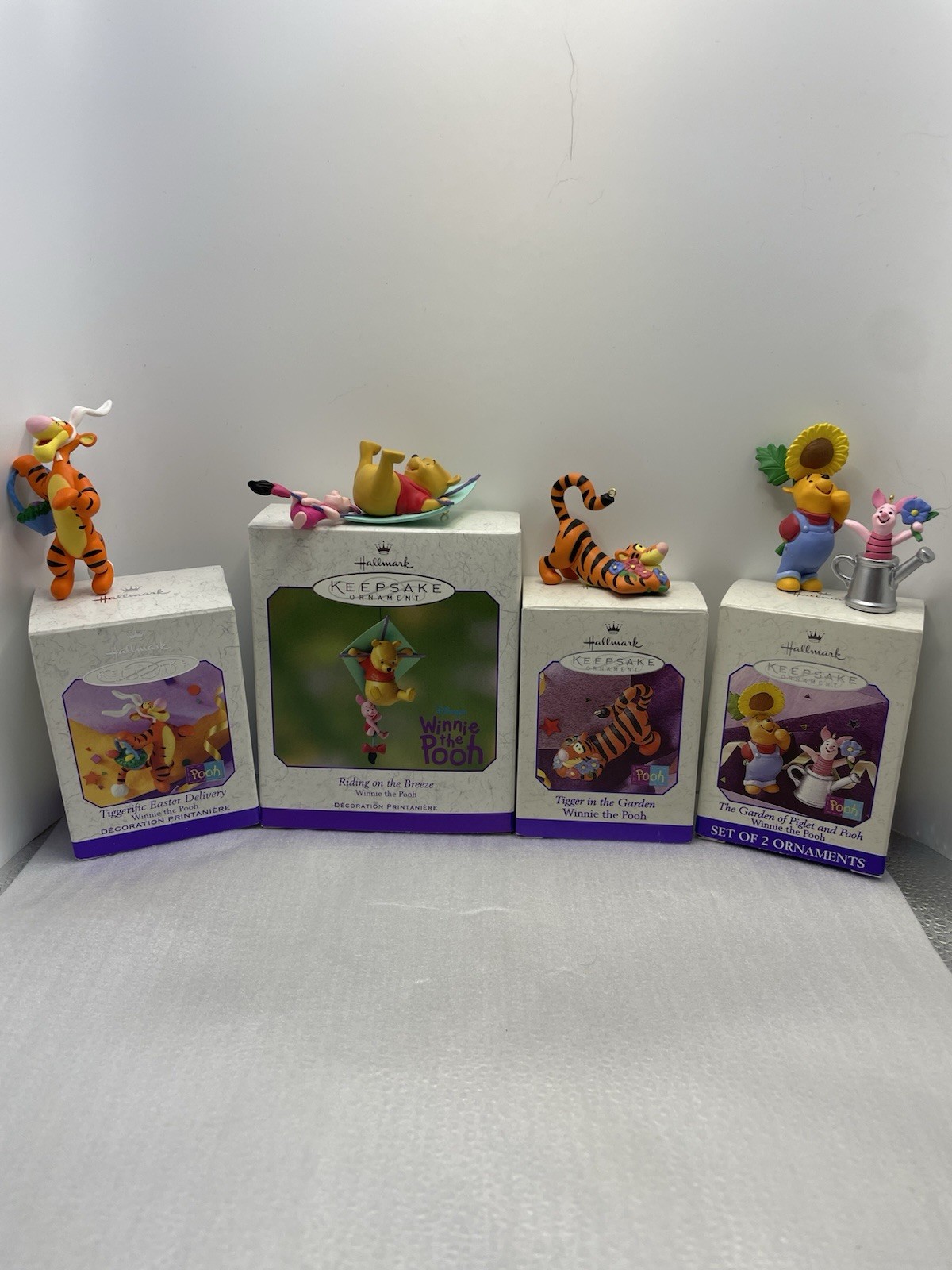 Hallmark  Easter Spring Keepsake Disney WINNIE THE POOH PIGLET TIGGER Ornaments
