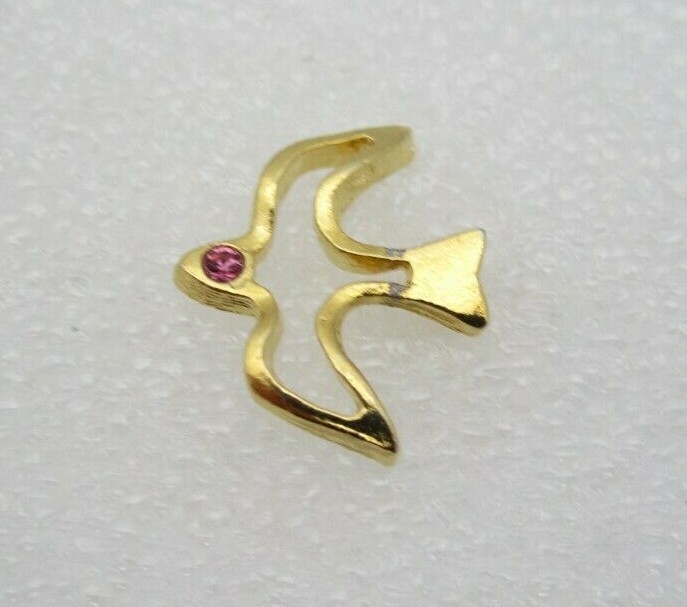 Dove Flying Bird Lapel Pin  (A123)