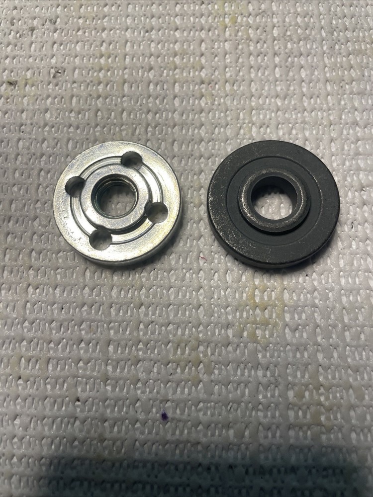 2Pcs Electric Power Tool Inner Outer Flange for Hitachi 100 .thread 10mm