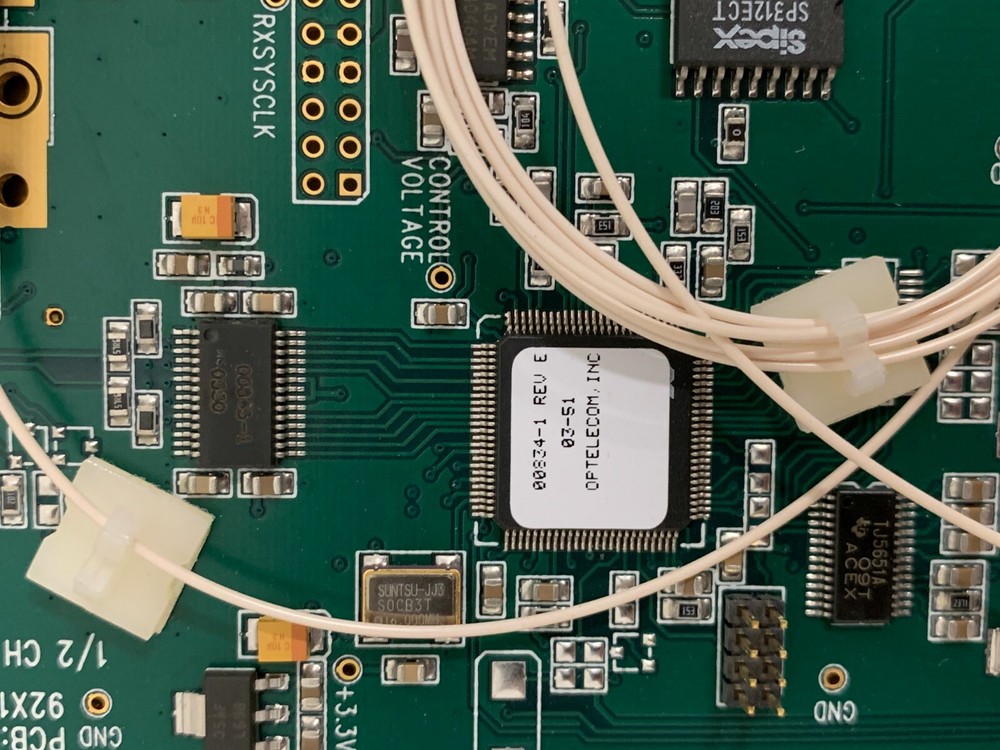 Optelecom 9221DR/SM-ST / Multimode Digital Fiber Optic Video DATA Receiver SYNC