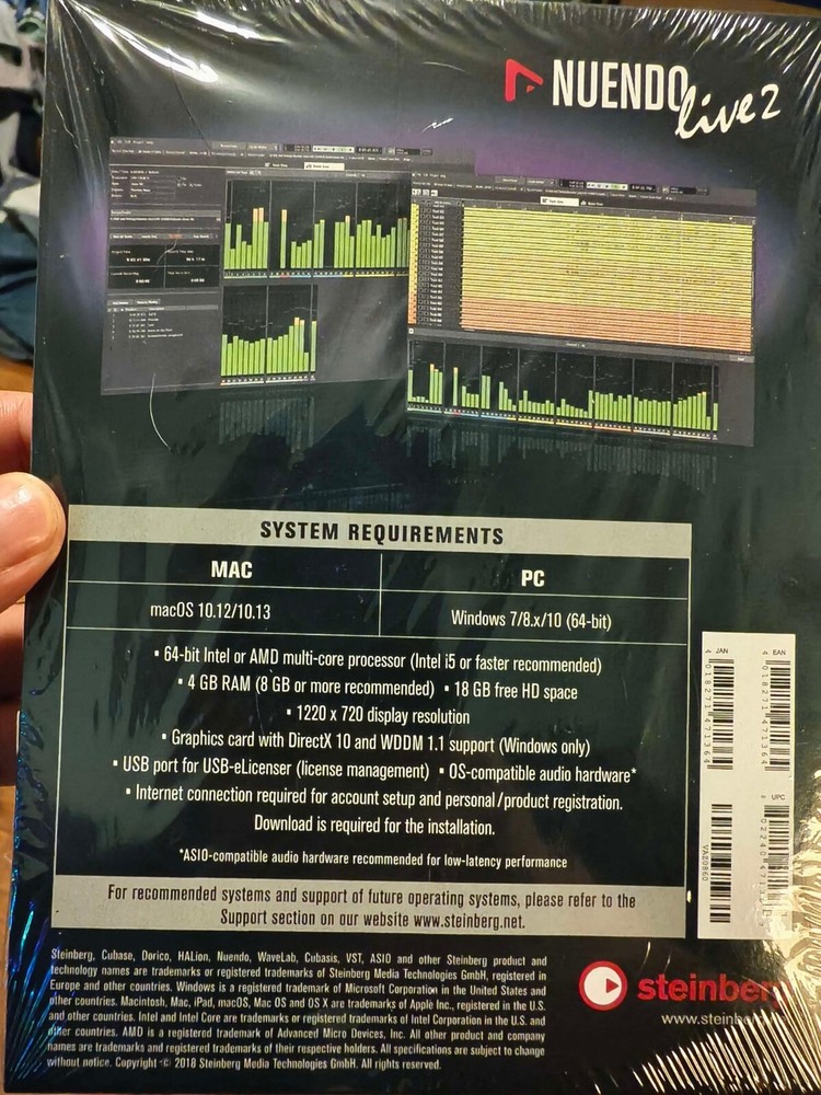 Steinberg (Nuendo Live 2) - Premium Live Recording Software for Mac/PC