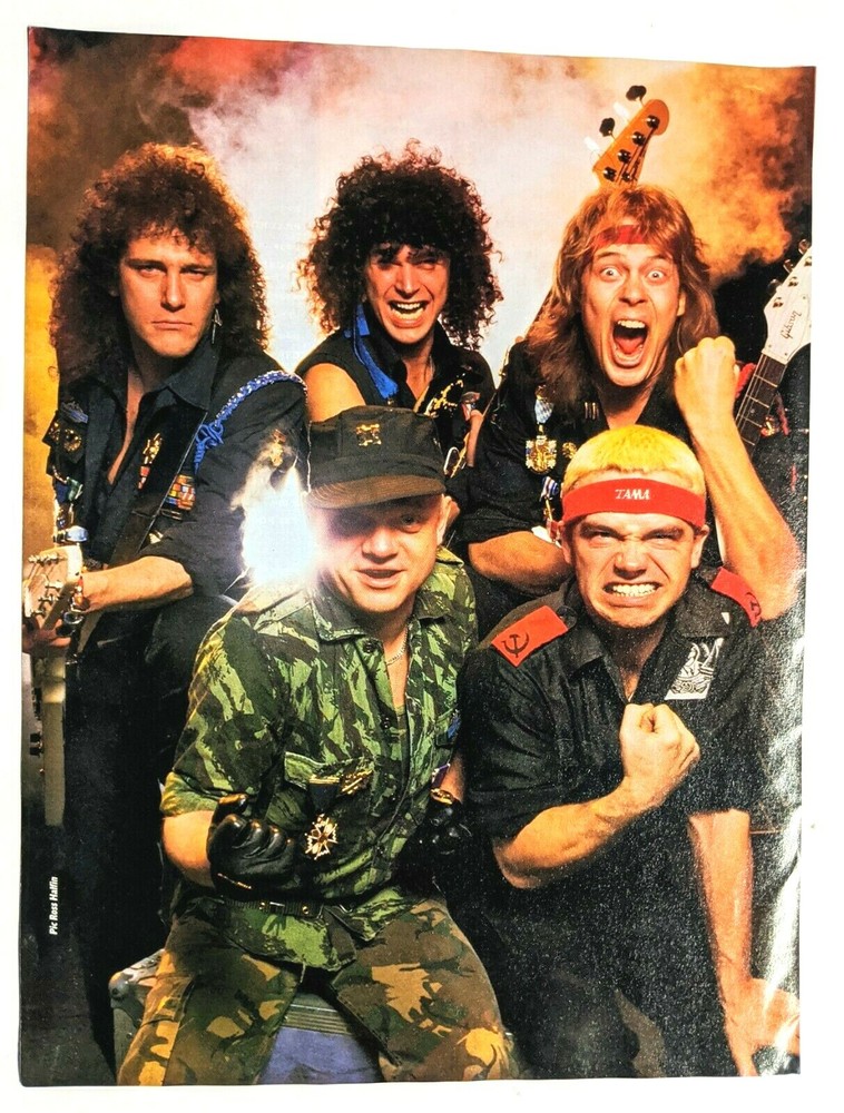 ACCEPT / WOLF HOFFMAN / UDO / BAND MAGAZINE FULL PAGE PINUP POSTER CLIPPING (2)