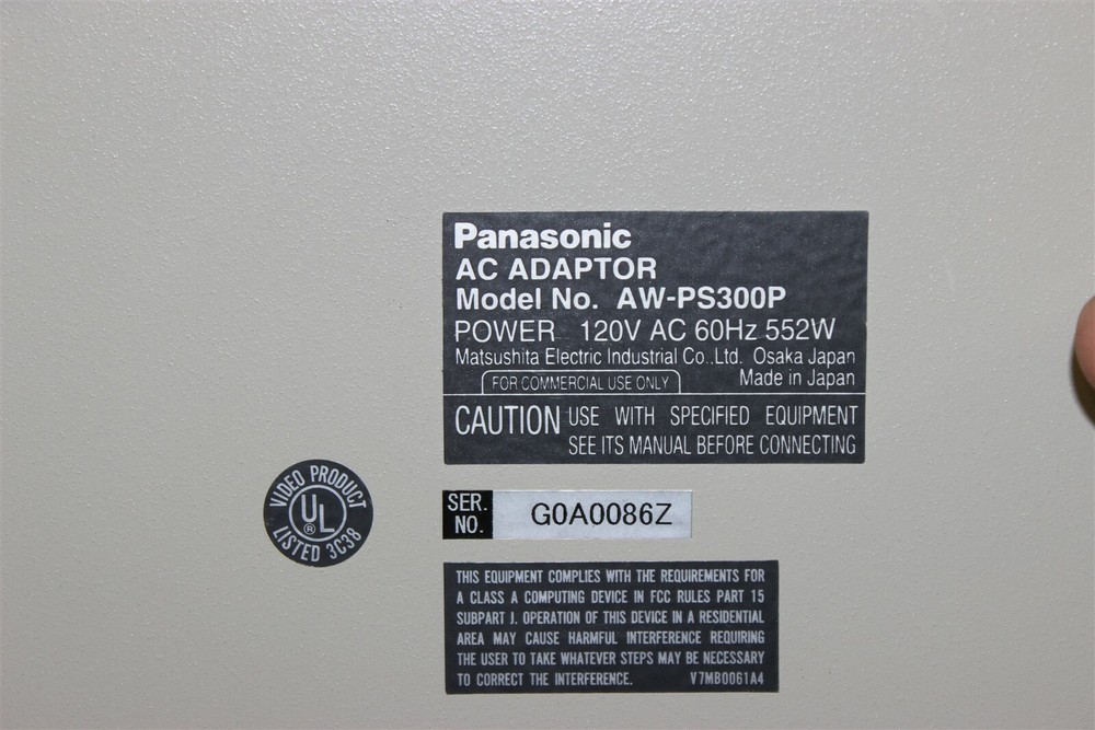 Panasonic AC Adapter AW-PS300