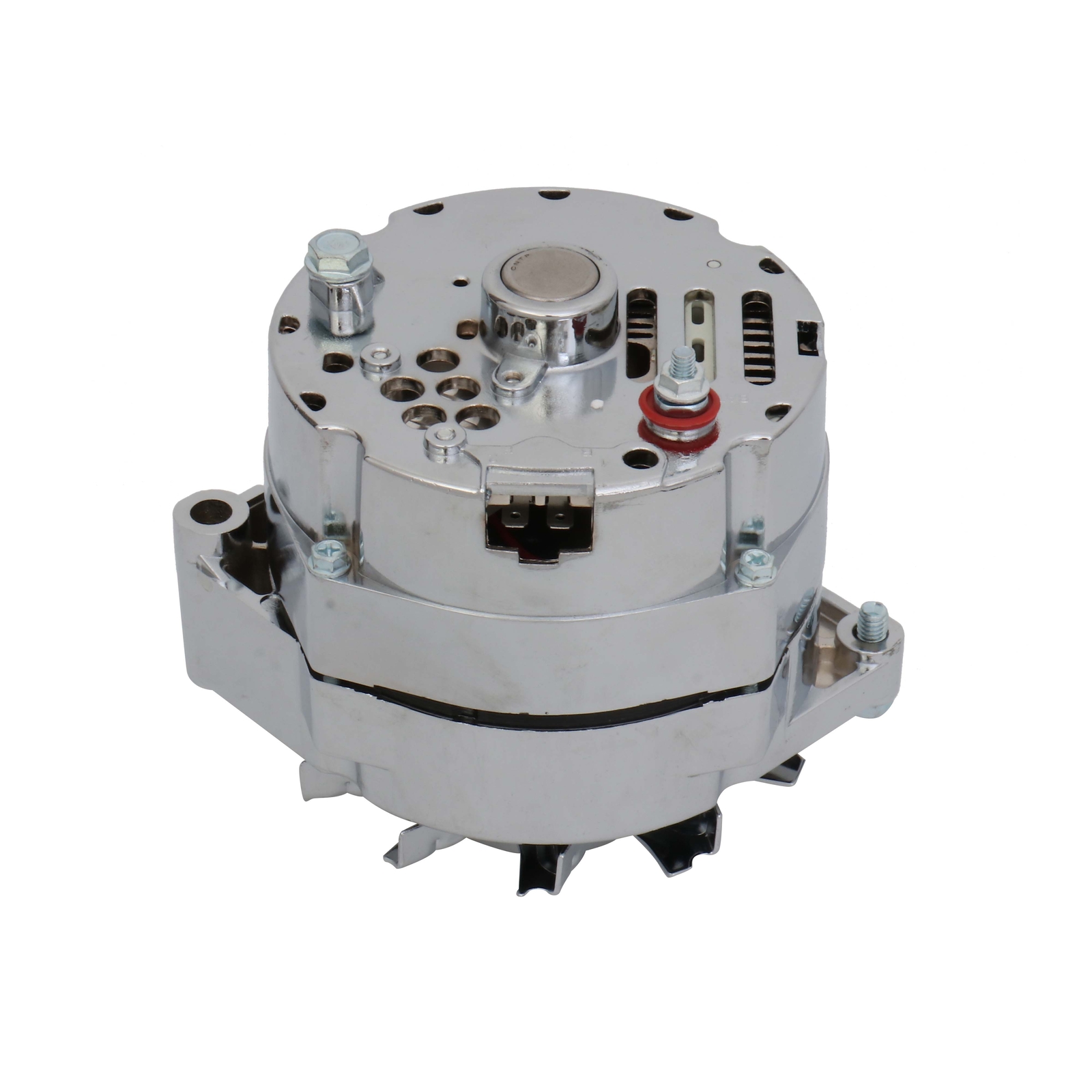 Alternator For 110Amp Chrome 1 Wire Self Exciting Street Rod GM 305 350 BBC SBC