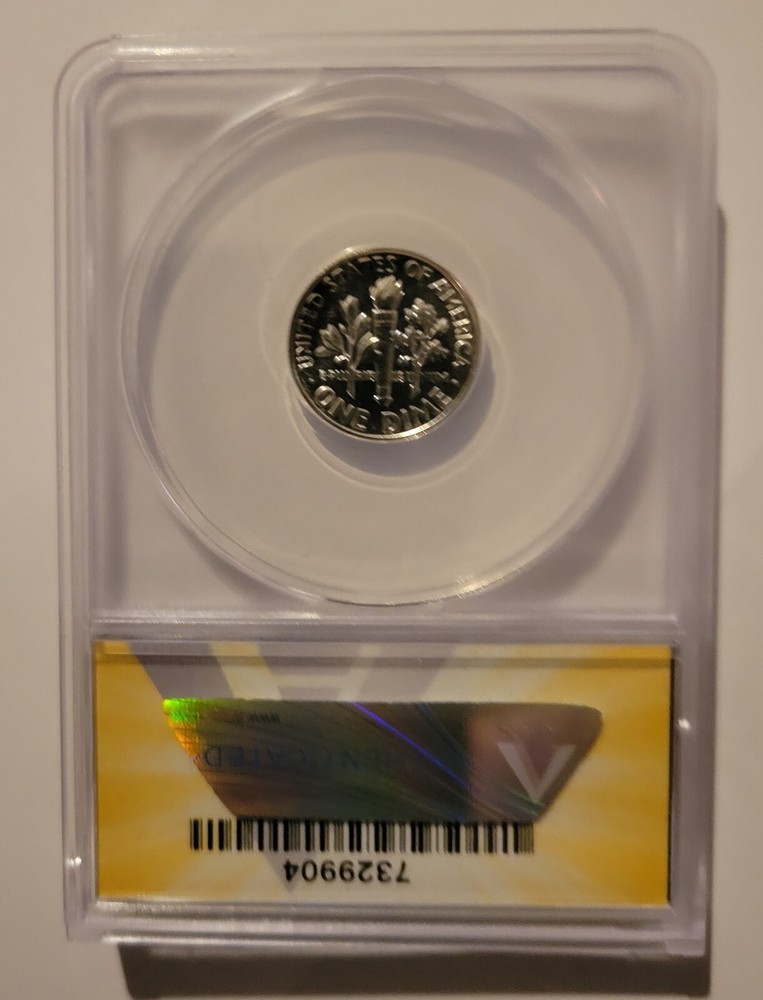 1955 Roosevelt Dime ANACS Proof 64