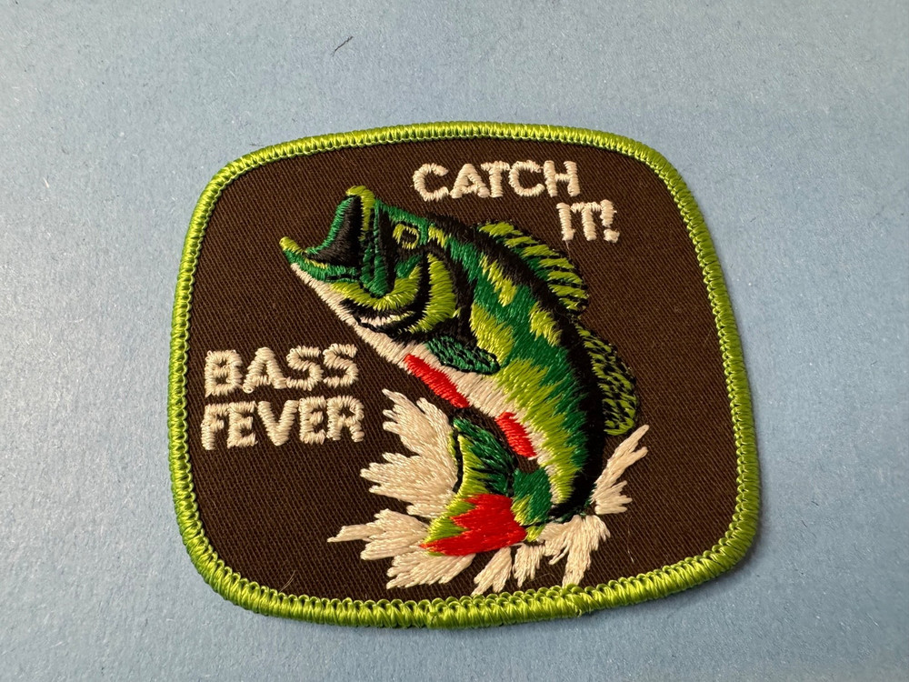 Catch It! Bass Fever 3" Embroidered Patch