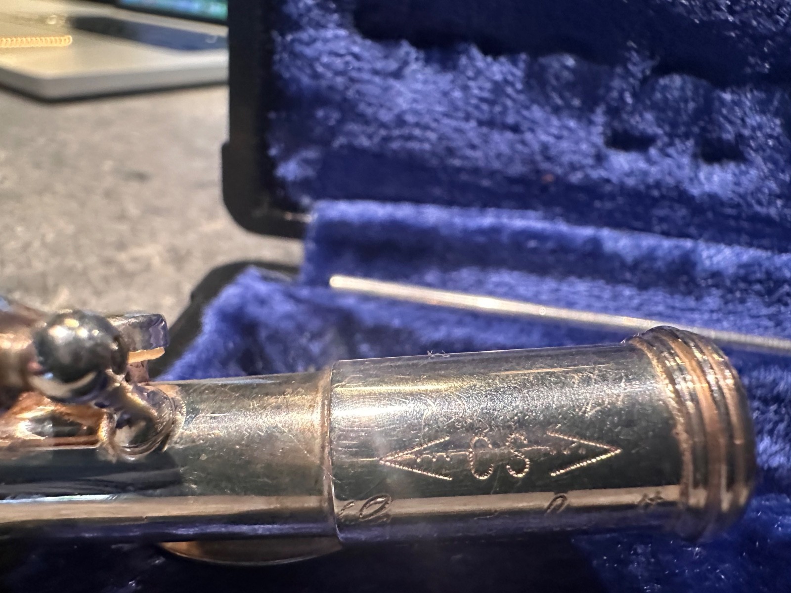 Vintage CS Gemeinhardt Piccolo Solid Sterling Silver Head w/ Cases