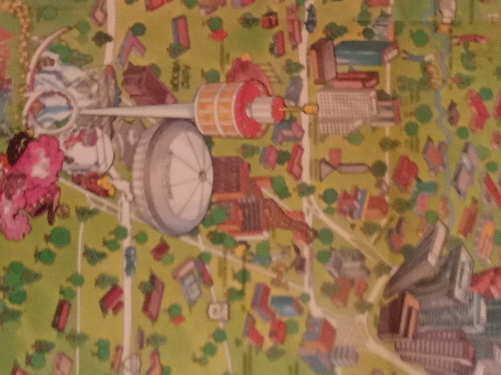 1978 Map Of Astroworld