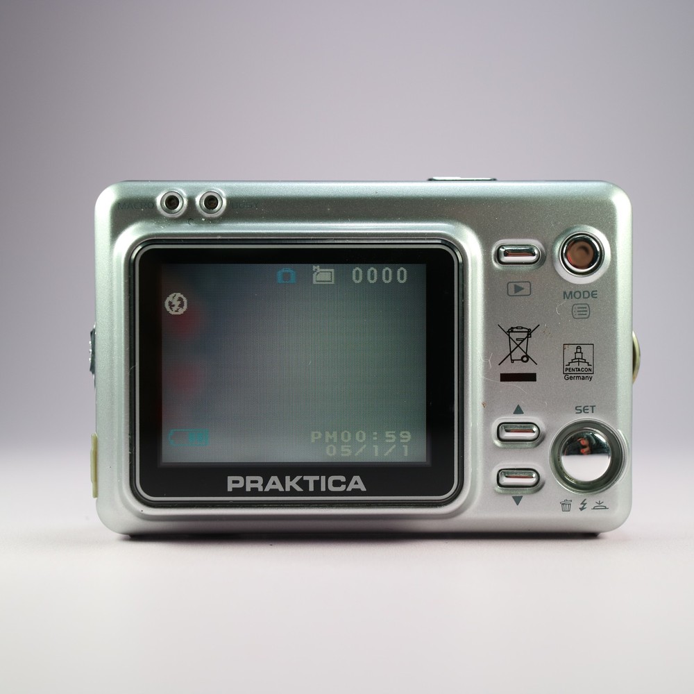 Praktica Digital Camera DCSlim 500 5.0MP Silver Tested