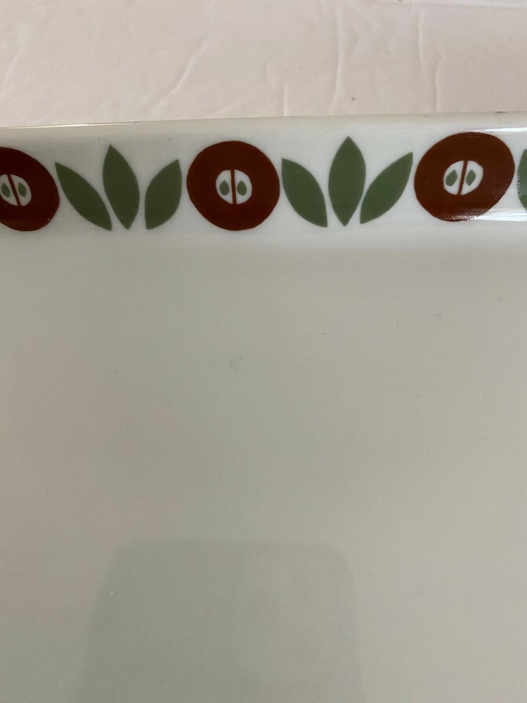 Lauffer Stack China Harvest Germany Handled Rectangle Serving Tray Platter