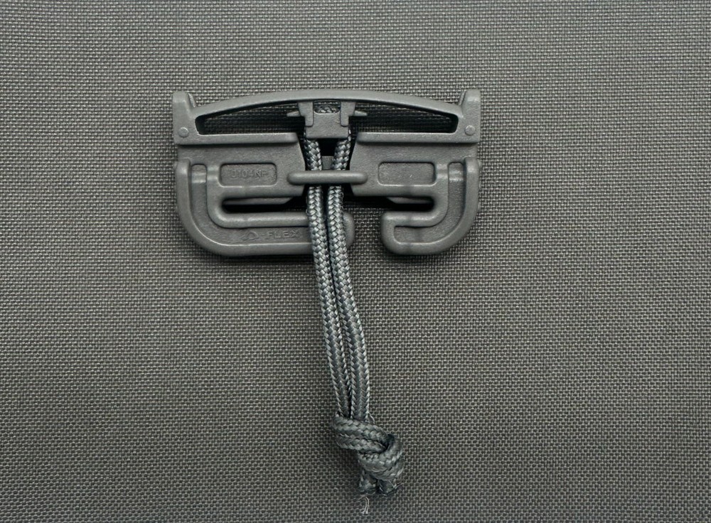 Duraflex Quick Attach Split Bar Quick Release Buckle Tubes - Wolf Grey
