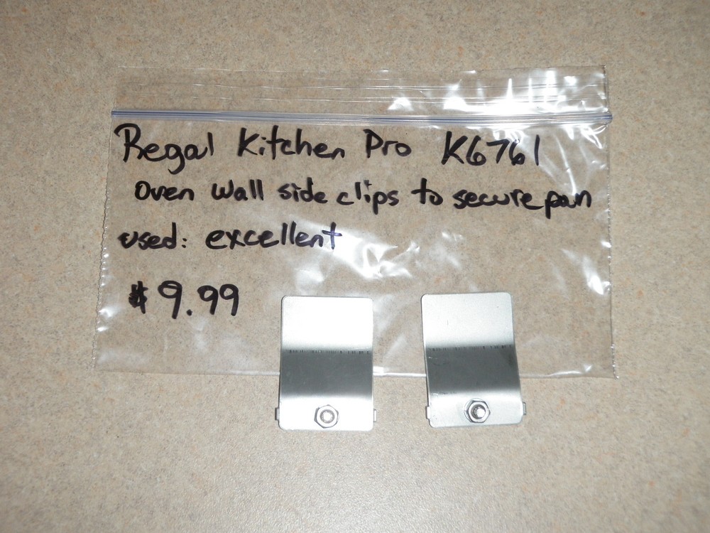 Regal Kitchen Pro Breadmaker Machine Pan Friction Clips for Model K6761