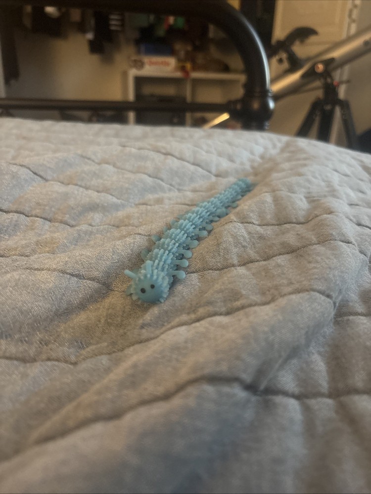 Blue Squishy Caterpillar ￼