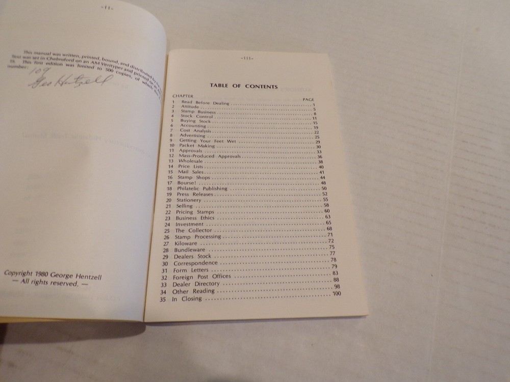 Read Before Dealing, George Hentzell 1980 (L19)