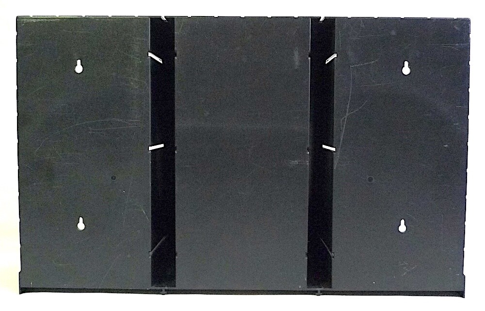 Black 60 CD Holder Stackable Wall-Mountable Organizing Shelf Storage Rack (B)