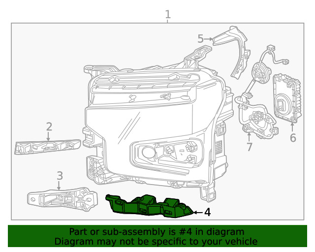 Genuine GM Lower Bracket 85543212