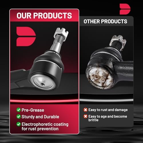 4pcs Front Inner & Outer Compatible Tie Rod Ends Kit 2013-2018 Ford Escape
