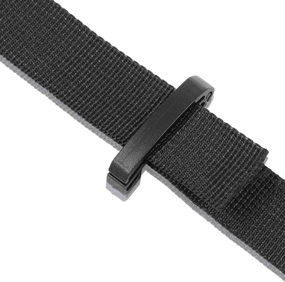 12Pcs Backpack Webbing Strap Belt, Backpack Strap Clip Plastic Tri Glide Slide B