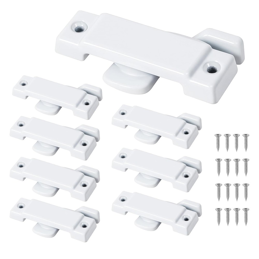 8PCS Windows Lock, Window sash Locks,Window Latch,Window Locks for up and Dow...