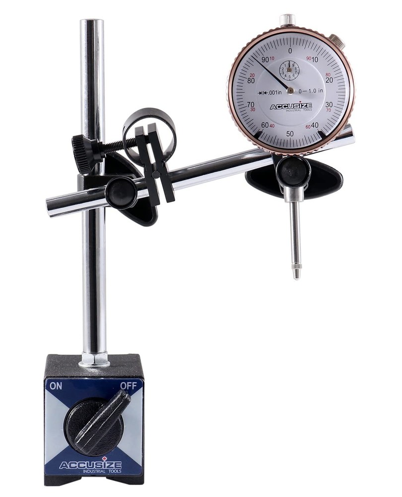 110 lb Pull, Fine Adjustment, 0-1" Indicator, Satin chrome finish