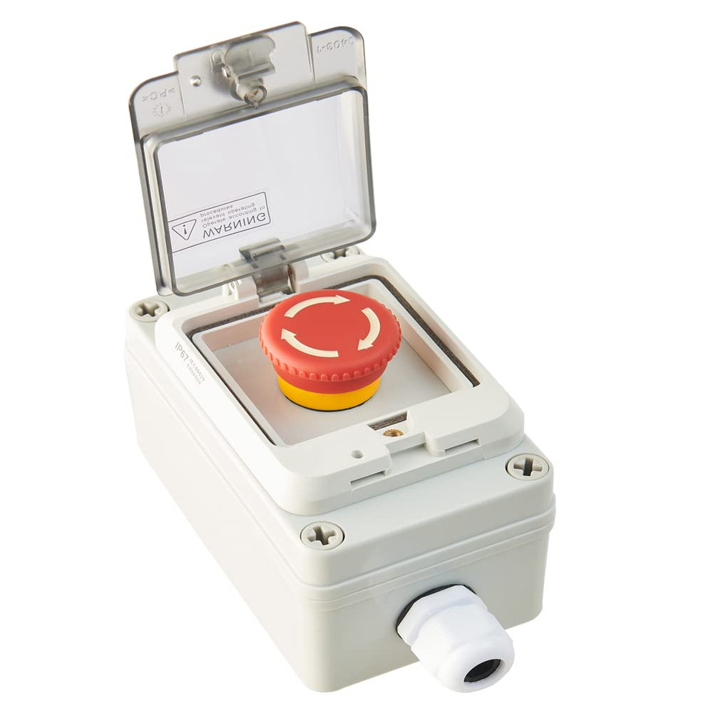 Emergency Stop Button with Box E-Stop Box Emergency Stop Switch with Estop Butto