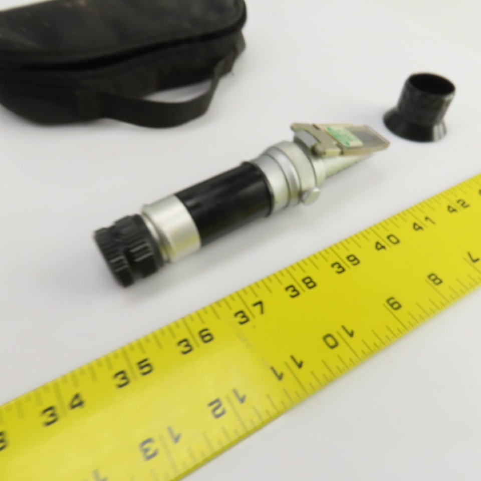 Vee-Gee BX-1 Handheld Brix Refractometer 0-32%, +/-0.2% W/Carry Case